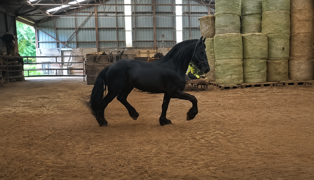 KFPS Registered Friesian Stallion for Sale: Wytse B (170 cm)