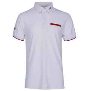 CWD Men’s White Polo Shirt – Breathable Performance Wear