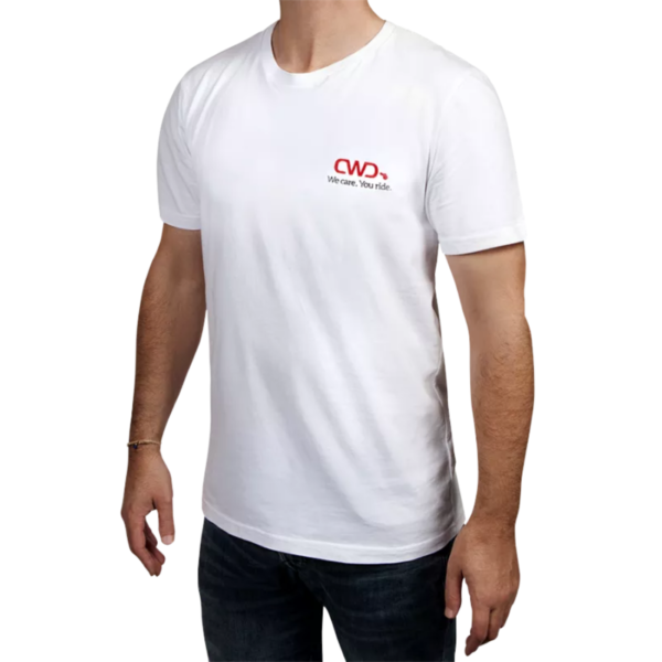 CWD White T-Shirt – Classic, Breathable & Comfortable