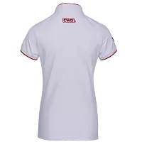 CWD Women’s White Polo Shirt – Elegant, Breathable & Performance-Ready