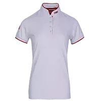 CWD Women’s White Polo Shirt – Elegant, Breathable & Performance-Ready