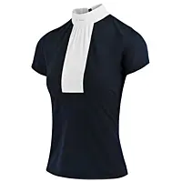 Equitheme Competition Doha Polo - Short Sleeves - Navy, XS