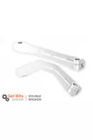 Winderen Double Broken Mullen Mouth Bit - White, 145