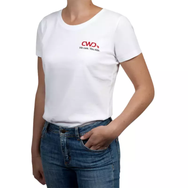 CWD Women’s White T-Shirt – Lightweight, Stylish & Comfortable